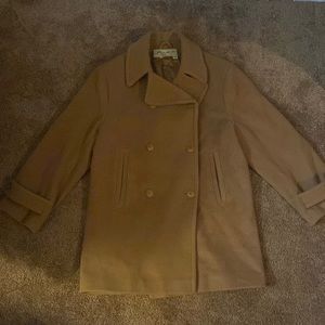 Eddie Bauer wool blend pea coat